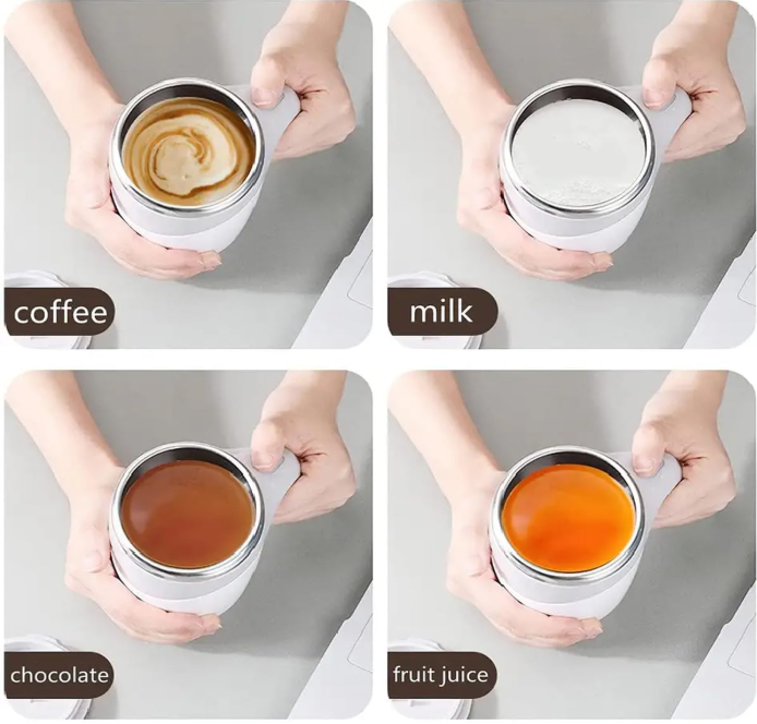 Twist-a-Brew™ Automatic Magnetic Stirring Coffee Mug